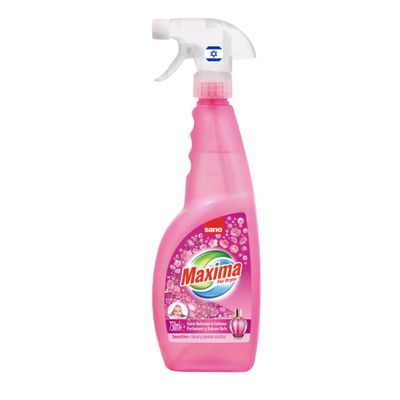 Sano Maxima Hygienic Baby Fresh Fabric Spray - Sensitive - 750ml Trigger | Long-Lasting Freshness, Hypoallergenic, Mild fragrance, Softens & Versatile Use | Imported from Israel