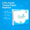 Green Tree Ocean Fresh 2 Ply Tissue Paper Napkins, Size 33x33 cm 50 Tissue/Pack (5) Soft and Highly Absorbent | 100% Natural Virgin Cellulose Fiber Tissue view 2