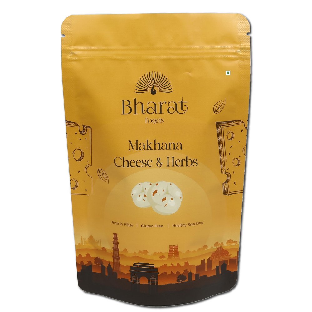 Bharat Foods Makhana Cheese & Herbs (44 gms)