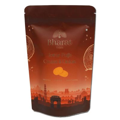 Bharat Foods Jowar Puff Cream & Onion (50gms)