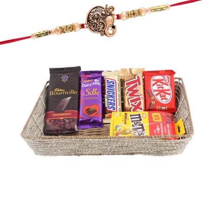 SFU E Com Bournville Cranberry With Creamy Chocolates | Rakhi Chocolate Gift For Brother | Ganesh Rakhi With Chocolates | Rakshabandhan Chocolate Gift | 431