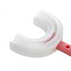 BADAL KIDZ Kids U Shaped Soft Silicone Manual Toothbrush | Food Grade Soft Silicone Brush Head | 360 Oral Teeth Cleaning Tools For Children & Infant | Suitable For 2-6 Years (Pack of 1, Pink) view 3