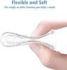 BADAL KIDZ BPA-Free Baby Silicone Finger Brush With U Shaped ToothBrush & Banana Toothbrush Or Teether | Oral Teeth Cleaning Tools For Infants, Kids, New Born Baby & Toddlers (Pack of 3,Blue) view 2