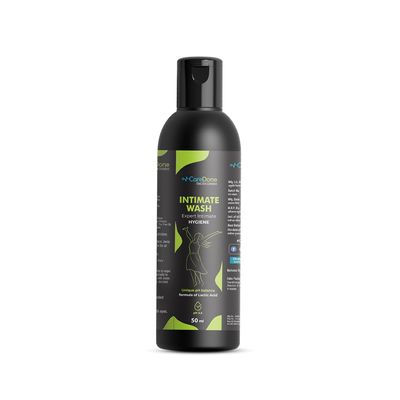 Caredone Intimate Wash - 50ml | pH Balanced, Aloe Vera Enriched, Gentle Daily Hygiene for Women. (1)