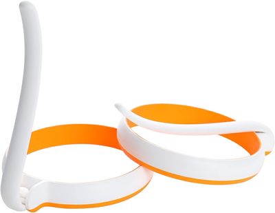 Toriox Silicone Egg Ring Maker - Pancake Mold for Breakfast Sandwiches, Omelets and More (2 Pack)