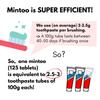 Arani Eco Dental Care Kit Blueberry|4 Adult Size Bamboo Tootbrushes|1 Jar Of Mintoo Blueberry Flavour 125 Tablets|Sulphate And Peg Free Toothpaste Tablets|Biodegradable Manual Toothbrushes view 4