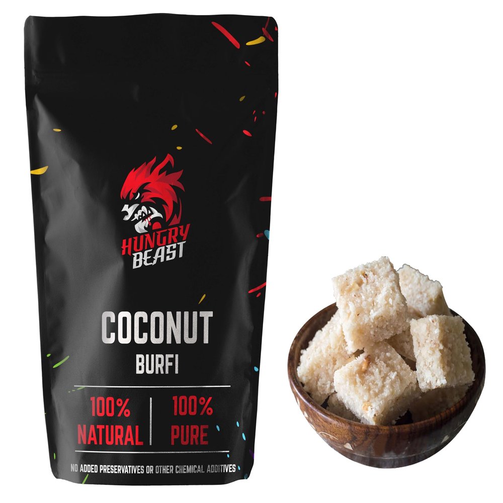 Coconut Burfi | Kobbari Burfi | Nariyal Burfi | Chopra Pak | Tengai Burfi - (100 Grams)