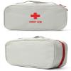 JB Export Nylon Travel Medicine Pouch Emergency First Aid Kit Pouchorganizer With Medicine-Pocket Empty Bag For Travelling Car, Home, Office, Grey view 4