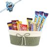 SFU E Com Beautiful Basket With Choco Gift Combo | Kids Rakhi Chocolate Gift For Brother | Doremon Kids Rakhi With Chocolates | Rakshabandhan Chocolate Gift | 335 view 1