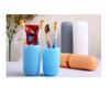 Rudra-Enterprise..Capsule Shape Plastic Anti Bacterial Toothbrush & Toothpaste Cover for Travel, Multi Color, Pack of 2 view 3