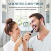 KRLZ Electric Toothbrush for Adults, Teeth & Gums Care Electric Toothbrush, Fast Charge Long Lasting with Intelligent Time Reminder, 6 Selectable Modes DuPont Brush Heads for Travel, Indoor, Outdoor view 3