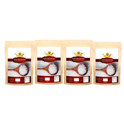 Baneeya Sa Diwali Sale Crystal Sea Salt, Coarse Grain | Salt, Sea Salt Granules | Fine Grade | Yoga Meditation Sea Salt | Naturally Rich in Positive Energy-400GM*4Pack Great Indian Festival