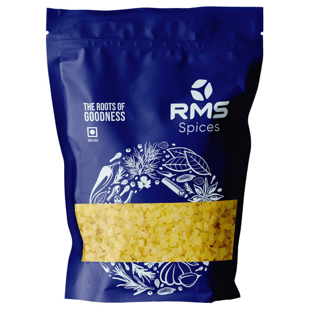 RMS Yellow Tutti Frutti - 250 Grams | Tooty Frooty | Tooty Fruity | Cherries | Cherry for Baking, Dessert Toppings