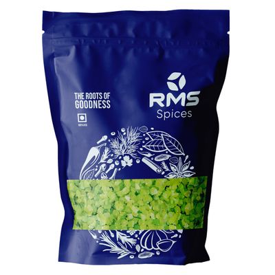RMS Green Tutti Frutti - 250 Grams | Tooty Frooty | Tooty Fruity | Cherries | Cherry for Baking, Dessert Toppings
