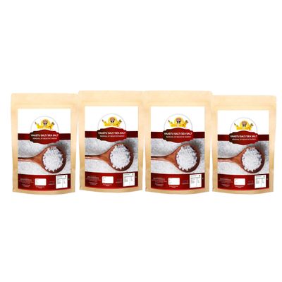 Baneeya Sa Diwali Sale Feng Shui Vastu salt- Khada salt- Suddh Namak- Negative energy Cleanser Remover Sea Salt | Sabut Namak Rich In Minerals-850GM*4Pack Great Indian Festival