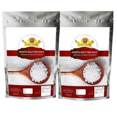 Baneeya Sa Ancient Vaastu Salt, Vastu Salt, Feng shui Salt | Mineral Salt/Mota/Sabut/Suddh Namak/Salt | Sabut Namak Rich In Minerals-1900GM*2Pack