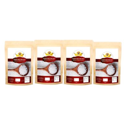 Baneeya Sa Diwali Sale Feng Shui Vastu salt- Khada salt- Suddh Namak- Negative energy Cleanser Remover Sea Salt | Sabut Namak Rich In Minerals-1900GM*4Pack Great Indian Festival