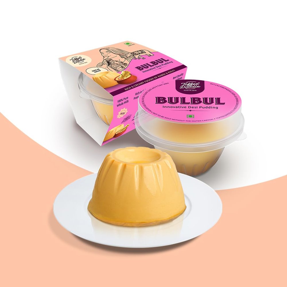 Toffee Doodle Rabdi Kulfi Pudding | Desi Bulbul Pudding | Premium Dessert | Box of 8 |