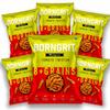 Borngrit Multigrain Snacks | Tomato Twister | Roasted Not Fried Snacks |100% Natural | No added sugars | No Added MSG | Good Source of Protein | 0% Cholesterol | No Trans Fat | PACK of 6 (40 gm x 6) view 1