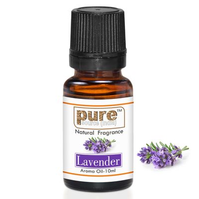 Pure Source India Aroma Oil for Home Fragrance | Best for Aromatherapy | Meditation | Used in Diffusers, Candles, Air Fresheners, Soaps (10ML) (Lavender)