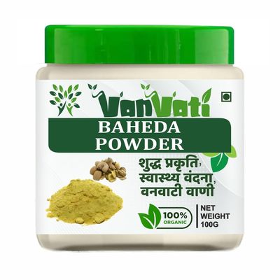 VANVATI Premium Baheda Powder Herbal For Health Care And Wellness Powder 100gm