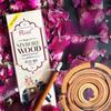 Real Premium Dry Sticks | Bambooless Sticks|10 Sticks in Each Pack| Stand and Matchbox in Each Pack|Burning Time 45min+|Dhoop Sticks for Pooja|Set of 5 Packs|50 Sticks (Mysore Wood) view 1