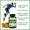 Agniveda Naturals Plant Based Whole Food Multivitamin for Men - Daily Mens and Womens Vitamins A, B, C, D, E, K & B12, Calcium, Magnesium, Vegetarian - 60 Caps view 3