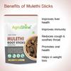 Agroshine Mulethi Stick For Eating - 100 gm, Licorice Root Sticks for Throat | Yashtimadhu Mulethi (100 gm) view 3