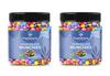 FreshoCartz Chocolate Munchies | Chocolate Buttons | Chocolate Buttons For Cake Decoration | Chocolate Truffles | Colourful Chocolates - Jar Pack (400g (Pack of 2)) view 1