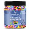 FreshoCartz Chocolate Munchies | Chocolate Buttons | Chocolate Buttons For Cake Decoration | Chocolate Truffles | Colourful Chocolates - Jar Pack (400g (Pack of 1)) view 1