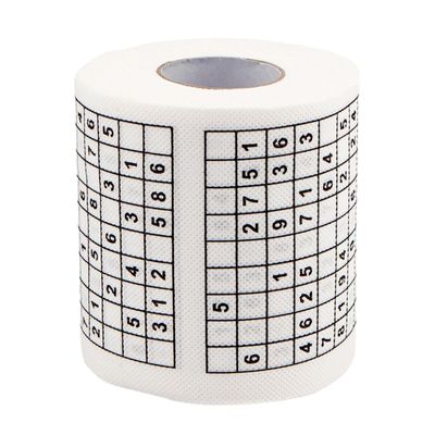CALANDIS Sudoku Toilet Paper Roll | 1 Roll Sudoku Toilet Paper