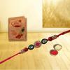 AWANI TRENDS Rakhi For brother raksha Bandhan Rakhi gift For Brother set of 2 Rakhi with Kaju Katli gift pack Rakhi For Brother sweets combo view 3