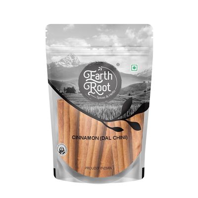 EarthRoot 50 gm Cinnamon Whole | Dalchini | Dalchini Sticks | Natural Cinnamon Sticks | Indian Spice