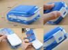 EAGEAN Pill Case (1 Pack) - Portable Small Supplements Tablet Container Box with 8 Compartments - Medicine Capsule Vitamin Fold Flip Organizer Dispenser Holder Storage for Travel Trip Pocket Purse view 2