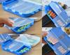 EAGEAN Pill Case (1 Pack) - Portable Small Supplements Tablet Container Box with 8 Compartments - Medicine Capsule Vitamin Fold Flip Organizer Dispenser Holder Storage for Travel Trip Pocket Purse view 3