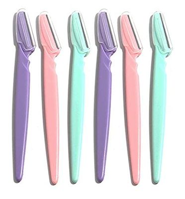 Glamyou Reusable Face Razor | Eyebrow & Facial Hair Removal Razor | Safe & Pain free Remover | Pack of 6