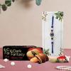 Ascension Evil Eye Rakhi for Bhaiya with Chocolate Gifts Raksha Bandhan Gift for Bhaiya Bhabhi Rakhi Gift Hamper Rakhi Combo Gift Rakhi Chocolate Gift for Brother Rakhi With Dark Fantasy Pack view 1