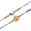 Ascension Pack of 2 Rakhi for Bhaiya with Chocolate Gifts Rakhi Gift Hamper Rakhi Combo Gift Raksha Bandhan Gift for Bhaiya Bhabhi Rakhi Chocolate Gift for Brother Rakhi With Dark Fantasy Pack view 2