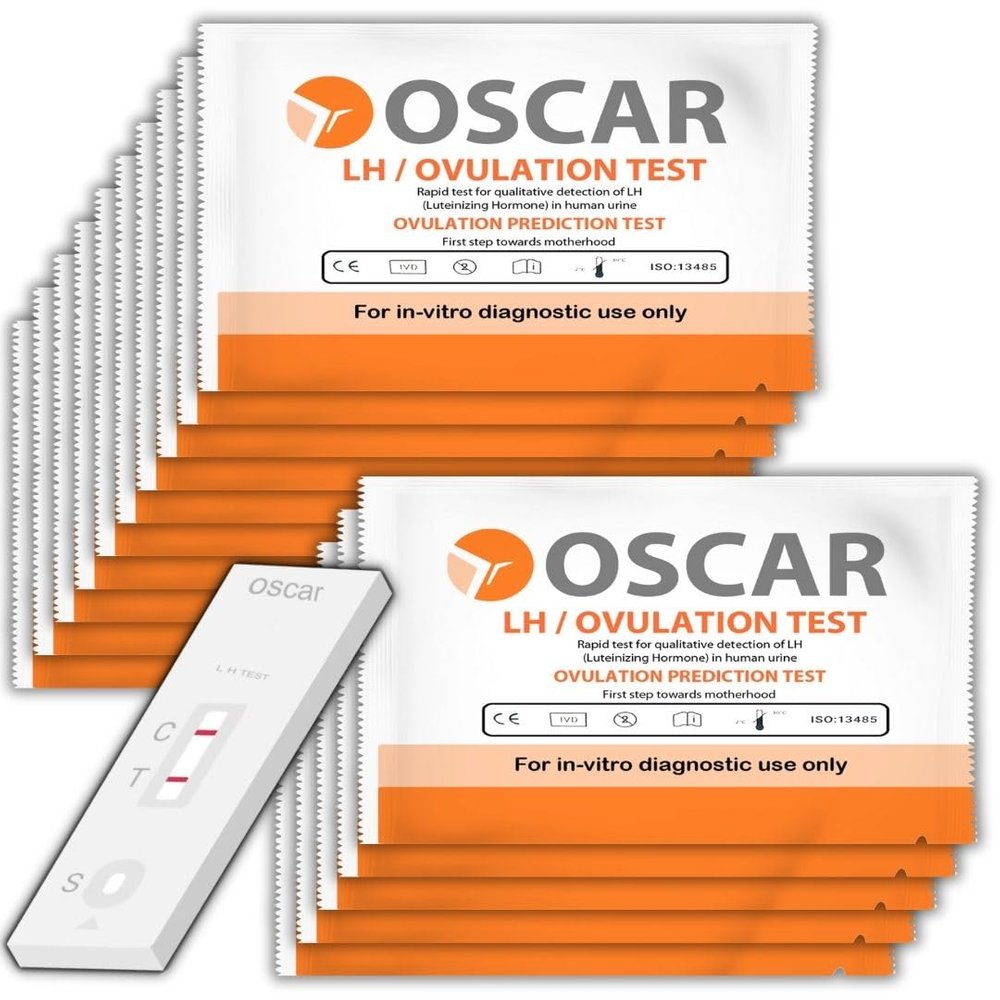 Oscar ovulation test kit for women planning pregnancy - Pack of 15 Cassette