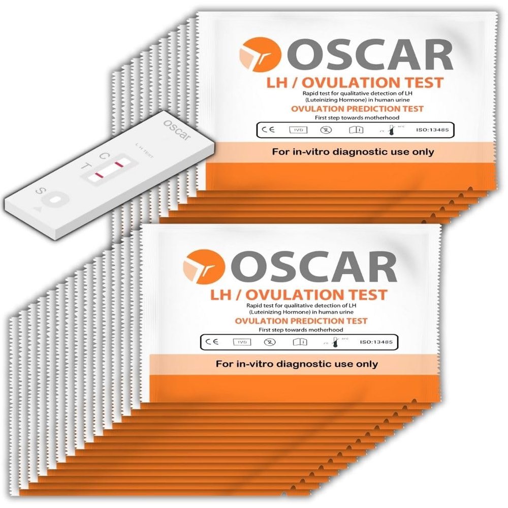 Oscar ovulation test kit for women planning pregnancy - Pack of 25 Cassette