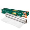 ECO SOUL [30 cm x 30 mtr] Compostable Cling Wrap | Plastic-Free Transparent Kitchen Film | Like Silver Aluminum Paper Foil/Roll | Food Wrapping, Covering & Packaging Sheet | BPA Free view 1