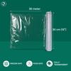 ECO SOUL [30 cm x 30 mtr] Compostable Cling Wrap | Plastic-Free Transparent Kitchen Film | Like Silver Aluminum Paper Foil/Roll | Food Wrapping, Covering & Packaging Sheet | BPA Free view 2