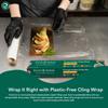 ECO SOUL [30 cm x 30 mtr] Compostable Cling Wrap | Plastic-Free Transparent Kitchen Film | Like Silver Aluminum Paper Foil/Roll | Food Wrapping, Covering & Packaging Sheet | BPA Free view 4