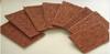 Bio degradable Eco Friendly Scratch Free Coconut Coir Natural Organic Vessel wash Scrubber with Cotton Stitch Pack of 25 Scrub Pads. view 2
