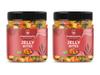 FreshoCartz Jelly Bites | Sugar Coated Jelly Candy | Mix Fruits Jelly | Juicy Jellies - Jar Pack (Mix Fruit Jelly, (Pack of 2)), 400 gram view 1