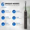 Whixant Electric Toothbrush for Adults, Sonic Toothbrush Electric with 6 Modes, Smart Timer and IPX7 Waterproof, Rechargeable Electronic Toothbrush with 4 Electric Tooth Brush Heads view 3
