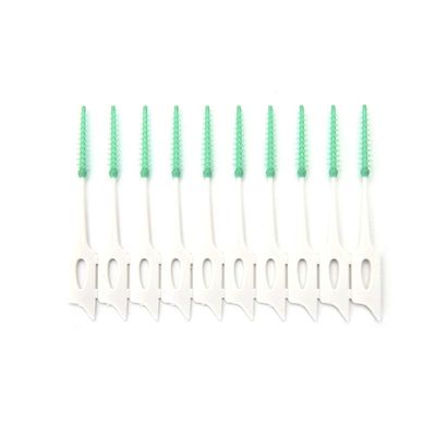 ELBME 16Pcs/Lot Orthodontic Brush Interdental Brush Dental Rubber Interdental Cleaning Brushes Oral Care Toothbrush