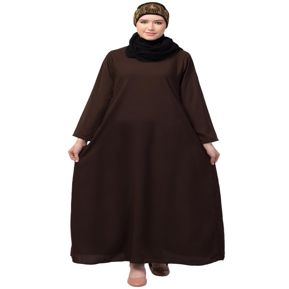 Mallika Hand embroidery at front and sleeve double layer butterfly Abaya