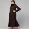 Mallika Hand embroidery at front and sleeve double layer butterfly Abaya view 4