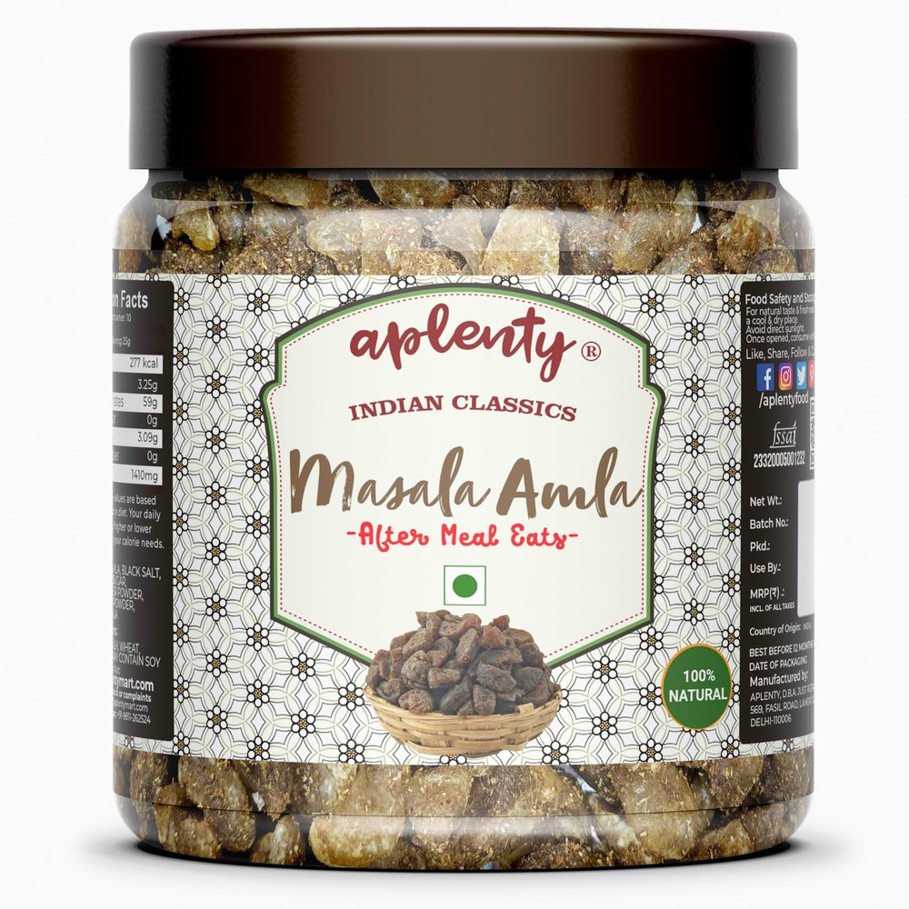 Aplenty Masala Amla Candy | Chatpati Aamla Candies | Gooseberry Toffee | Yummy Tasty Rich In Vitamin C (400g)
